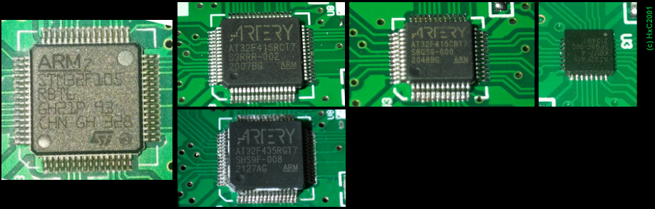 Gotek STM32F105 and ARTERY MCUs