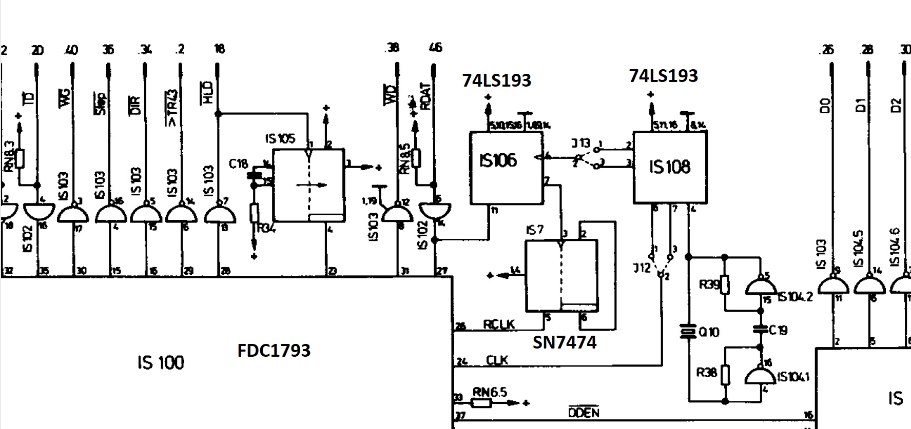 Eltec 7.1 board floppy Sch