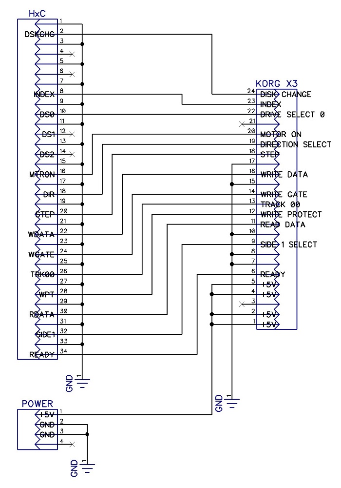 24 to 34 pin adapter