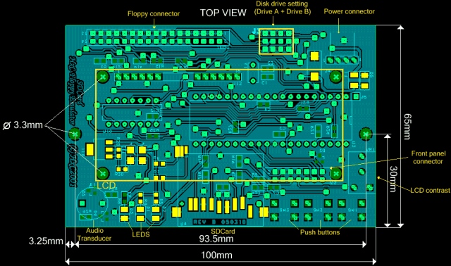 SD HxC Rev C PCB